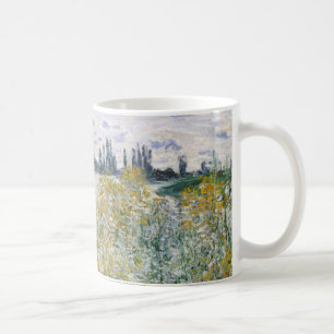 Claude Monet �le hjälpFleurs nära V�theuil Kaffemugg