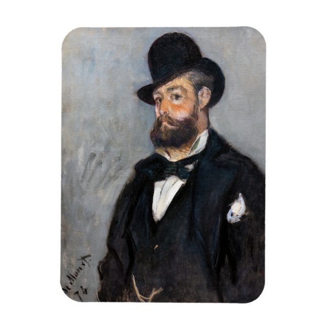 Claude Monet - Leon Monet Magnet (Vertikal)