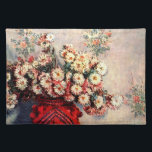 Claude Monet lever fortfarande med Chrysanthemums Bordstablett<br><div class="desc">Livet med Chrysanthemums (1914) av Claude Monet är fortfarande en vintage bra konst som fortfarande målar upp blommigten. En bukett av blommande blommor från vår i vas. Om konstnären: Claude Monet (1840-1926) var en av grundarna av den Fransk målningsrörelsen och de flesta av hans målningar var "en plein luft" (i...</div>