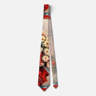 Claude Monet lever fortfarande med Chrysanthemums Slips