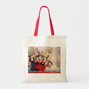 Claude Monet lever fortfarande med Chrysanthemums Tygkasse