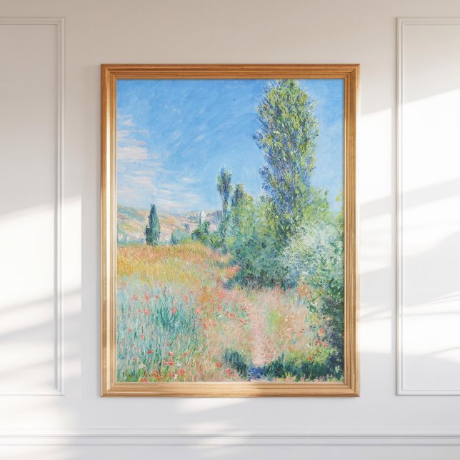 Claude Monet Ligcape i Ile Saint Martin Poster (Skapare uppladdad)