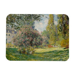 Claude Monet  Liggande: Parc Monceau Magnet