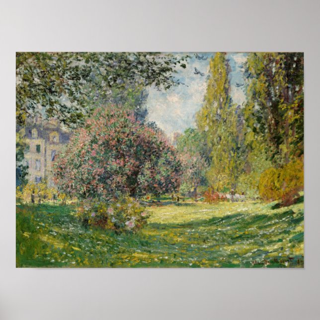 Claude Monet | Liggande: Parkmonceau Poster (Framsidan)
