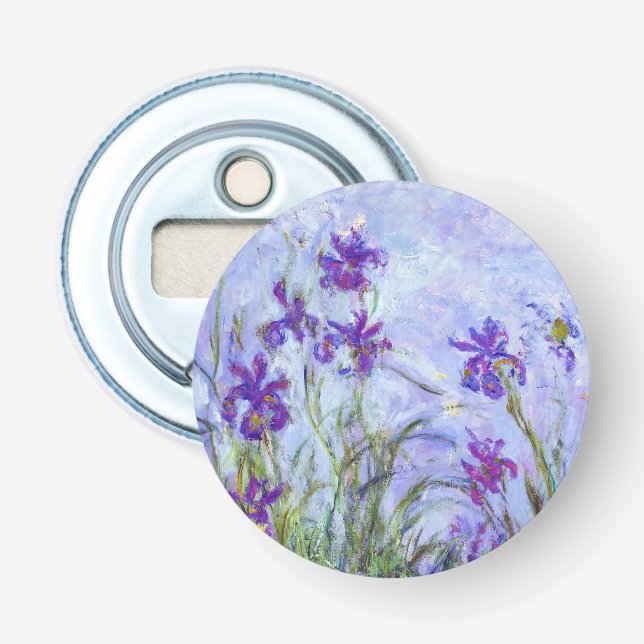 Claude Monet - Lila Iris / Iris Mauves Flasköppnare (Framsidan)