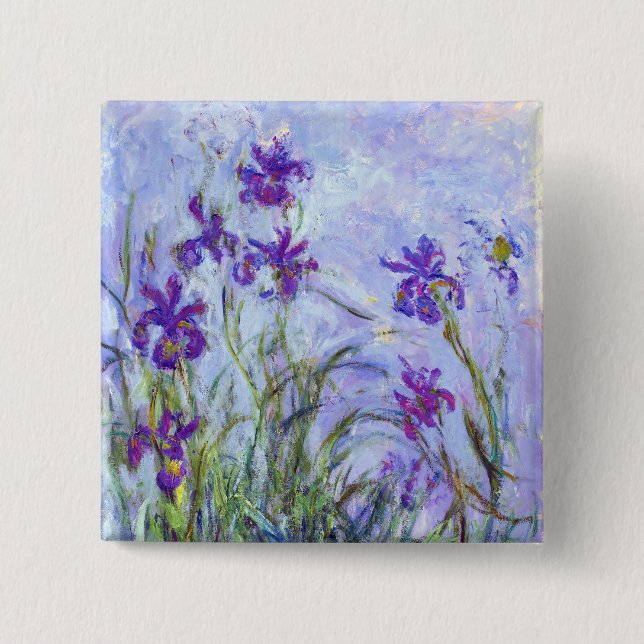 Claude Monet - Lila Iris / Iris Mauves Knapp (Framsida)