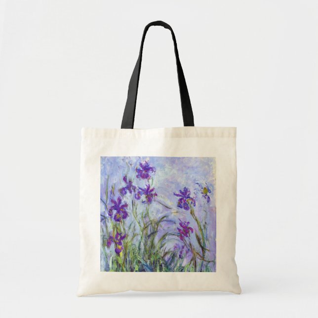 Claude Monet - Lila Iris / Iris Mauves Tygkasse (Framsidan)