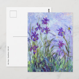 Claude Monet - Lila Iris / Iris Mauves Vykort