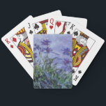 Claude Monet Lila Irises Casinokort<br><div class="desc">Lilac Irises. Målad av Claude Monet circa 1914-17. Den här bilden är offentlig.</div>