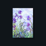 Claude Monet - Lilac Irises / Iris Mauves Canvastryck<br><div class="desc">Lilac Irises/Iris Mauves - Claude Monet,  1914-1917</div>
