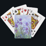 Claude Monet - Lilac Irises / Iris Mauves Casinokort<br><div class="desc">Lilac Irises/Iris Mauves - Claude Monet,  1914-1917</div>