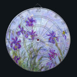 Claude Monet - Lilac Irises / Iris Mauves Darttavla<br><div class="desc">Lilac Irises/Iris Mauves - Claude Monet, 1914-1917</div>