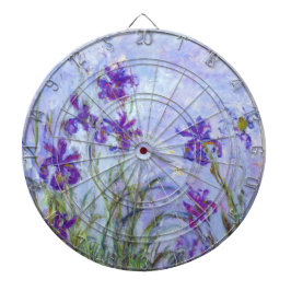 Claude Monet - Lilac Irises / Iris Mauves Darttavla