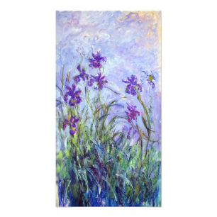 Claude Monet - Lilac Irises / Iris Mauves Fototryck