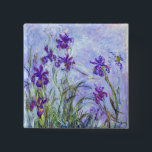 Claude Monet - Lilac Irises / Iris Mauves Knapp<br><div class="desc">Lilac Irises/Iris Mauves - Claude Monet,  1914-1917</div>