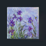 Claude Monet - Lilac Irises / Iris Mauves Knapp<br><div class="desc">Lilac Irises/Iris Mauves - Claude Monet,  1914-1917</div>