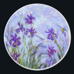Claude Monet - Lilac Irises / Iris Mauves Knopp<br><div class="desc">Lilac Irises/Iris Mauves - Claude Monet,  1914-1917</div>