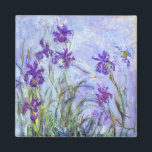 Claude Monet - Lilac Irises / Iris Mauves Magnet<br><div class="desc">Lilac Irises/Iris Mauves - Claude Monet,  1914-1917</div>