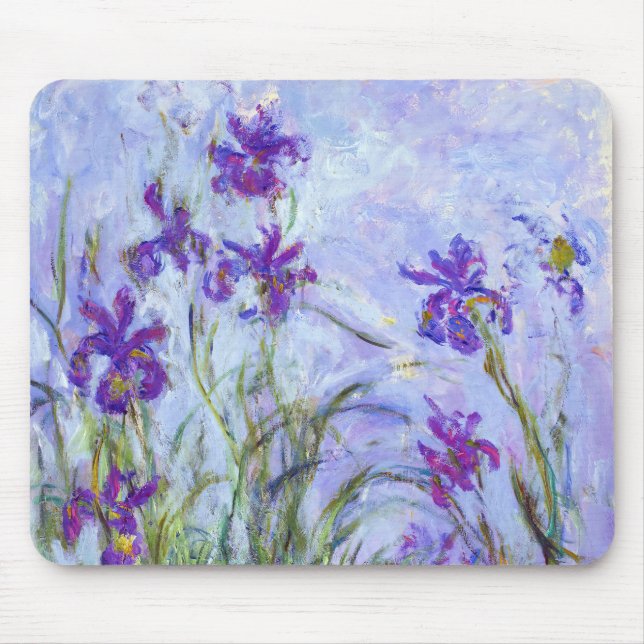 Claude Monet - Lilac Irises / Iris Mauves Musmatta (Framsidan)