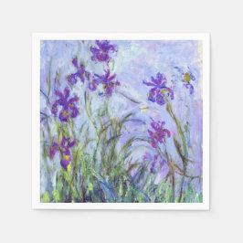 Claude Monet - Lilac Irises / Iris Mauves Pappersservett