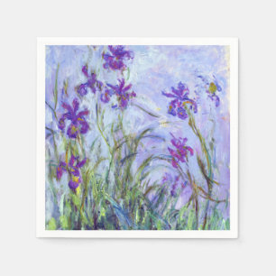 Claude Monet - Lilac Irises / Iris Mauves Pappersservett