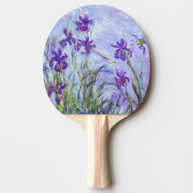 Claude Monet - Lilac Irises / Iris Mauves Pingisracket (Framsidan)