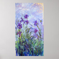 Claude Monet - Lilac Irises / Iris Mauves