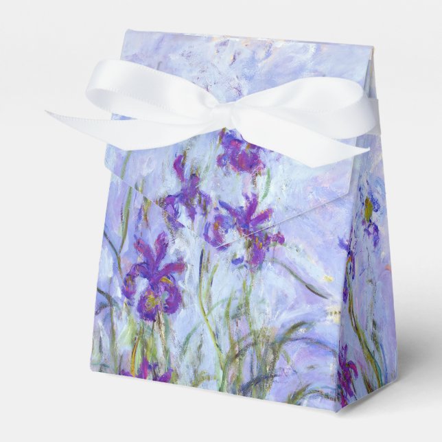 Claude Monet - Lilac Irises / Iris Mauves Presentaskar (Framsidan Sidan)