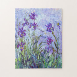 Claude Monet - Lilac Irises / Iris Mauves Pussel