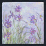 Claude Monet - Lilac Irises / Iris Mauves Stenunderlägg<br><div class="desc">Lilac Irises/Iris Mauves - Claude Monet,  1914-1917</div>
