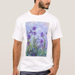 Claude Monet - Lilac Irises / Iris Mauves T Shirt<br><div class="desc">Lilac Irises/Iris Mauves - Claude Monet,  1914-1917</div>
