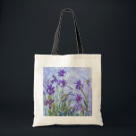 Claude Monet - Lilac Irises / Iris Mauves Tygkasse<br><div class="desc">Lilac Irises/Iris Mauves - Claude Monet,  1914-1917</div>