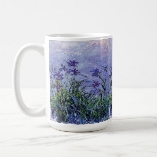 Claude Monet Lilac Irises Kaffemugg (Vänster)