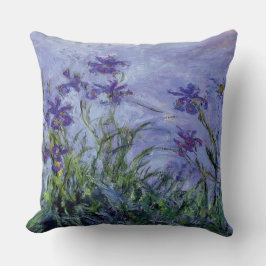 Claude Monet Lilac Irises Kudde