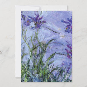 Claude Monet - Lilac Irises Mauves 1917 Inbjudningar