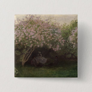 Claude Monet lilor, grå färgväder, 1872 Knapp