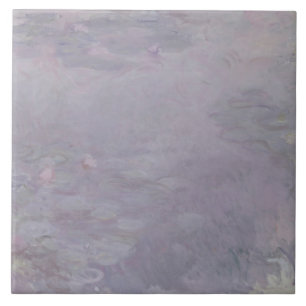 Claude Monet Ljus-färgade näckrosor Kakelplatta