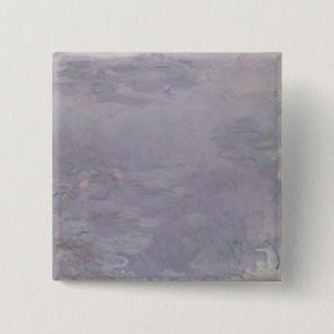 Claude Monet Ljus-färgade näckrosor Knapp