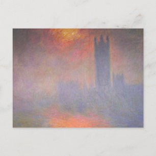 Claude Monet London Houses of Parliament UK Vykort