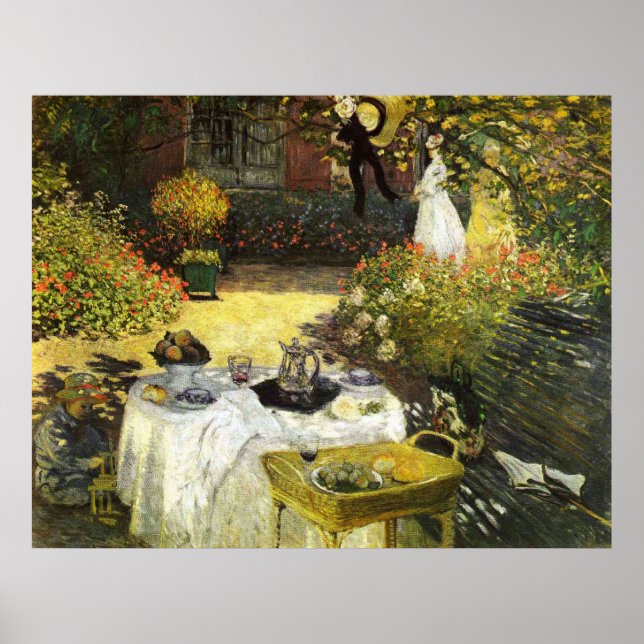 Claude Monet: Lunch Poster (Framsidan)