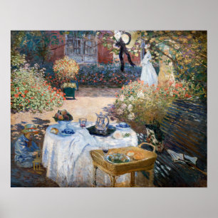Claude Monet - Lunchen, dekorativ panel Poster