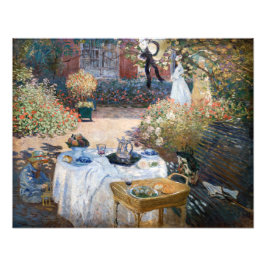 Claude Monet - Luncheon, dekorativ panel Fototryck