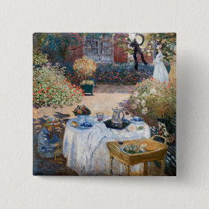 Claude Monet - Luncheon, dekorativ panel Knapp