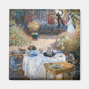 Claude Monet - Luncheon, dekorativ panel Magnet