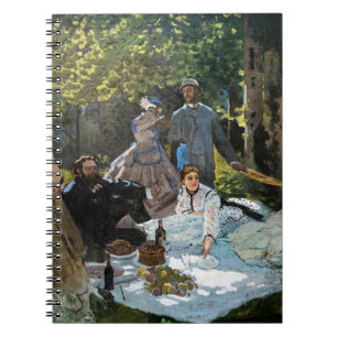 Claude Monet - Luncheon on on Grass, Höger Panel Anteckningsbok