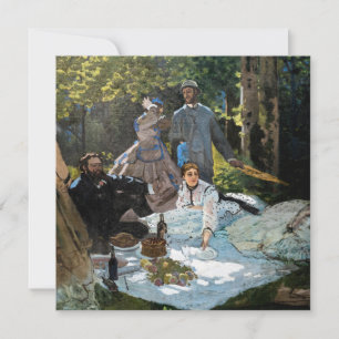 Claude Monet - Luncheon on on Grass, Höger Panel Inbjudningar