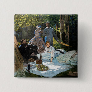 Claude Monet - Luncheon on on Grass, Höger Panel Knapp