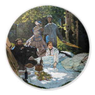 Claude Monet - Luncheon on on Grass, Höger Panel Knopp