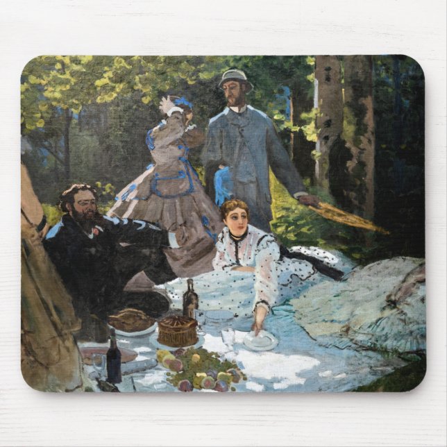 Claude Monet - Luncheon on on Grass, Höger Panel Musmatta (Framsidan)
