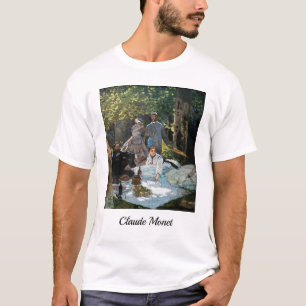 Claude Monet - Luncheon on on Grass, Höger Panel T Shirt